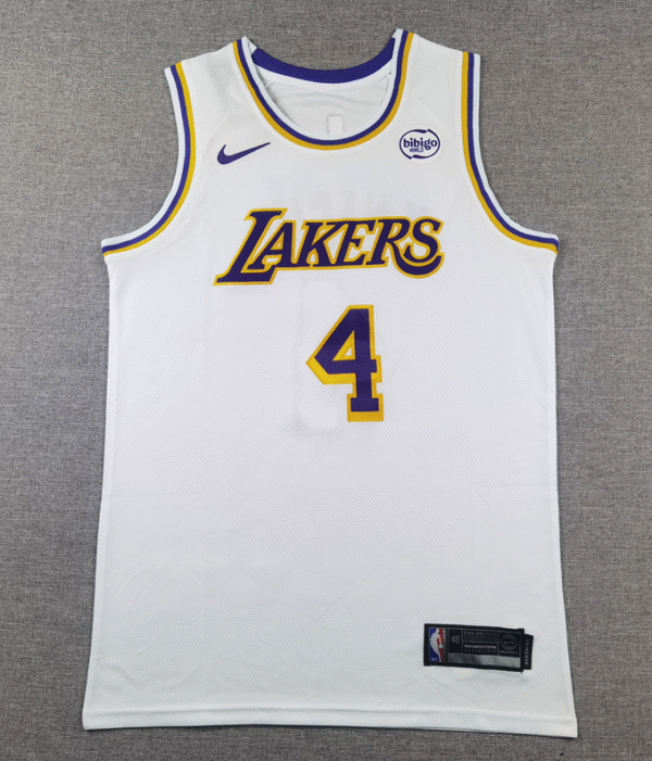 Lakers 4 White Crew Neck