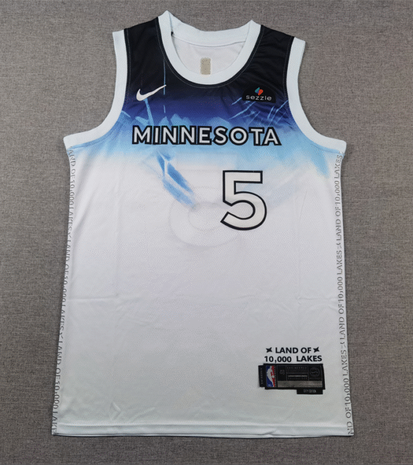25 Timberwolves 5 White City Edition