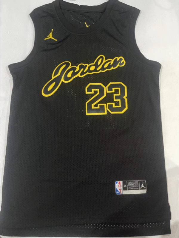 Bulls No. 23 black commemorative retro jersey