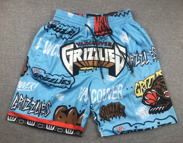 Pocket Pants Grizzly Graffiti Blue