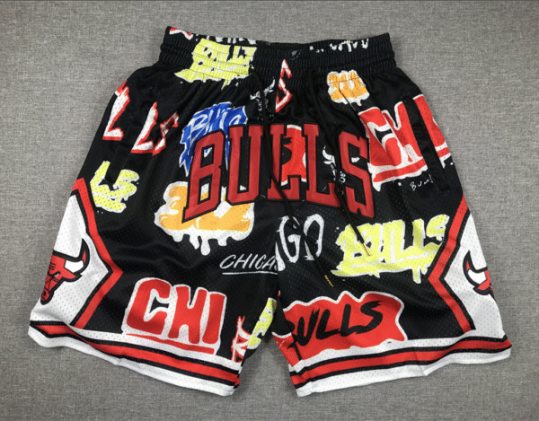 Pocket Pants Bull Graffiti Black