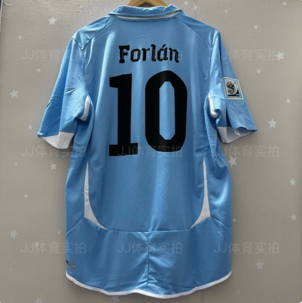 2010 World Cup Uruguay Retro Jersey Suarez Fran Cavani Pereira Retro Football Jersey