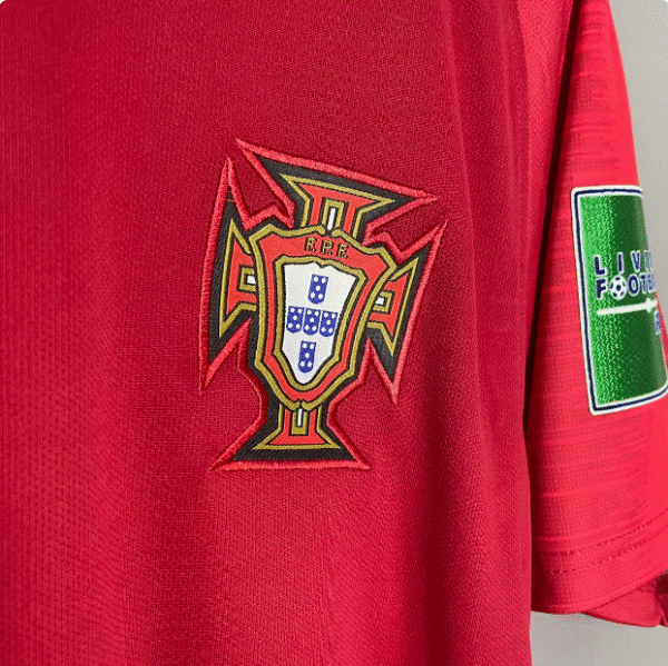 2018 World Cup Portugal home field C Ronaldo No. 7 short-sleeved football jersey retro jersey - Image 3