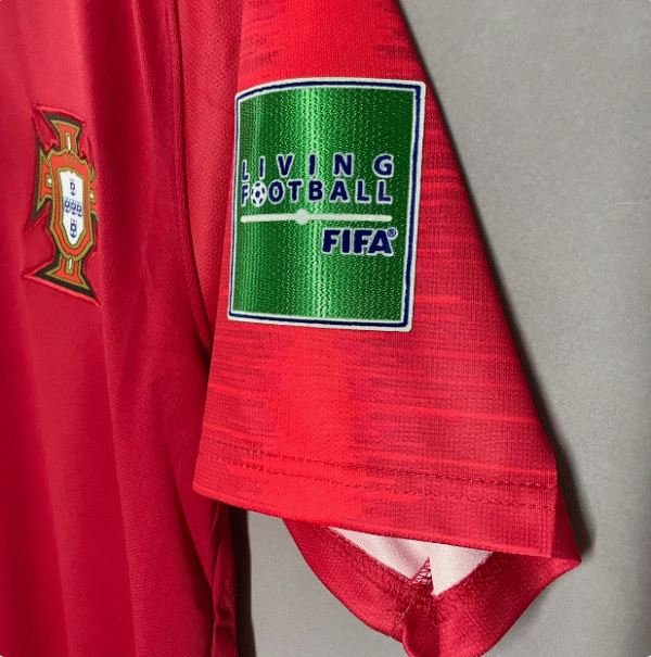 2018 World Cup Portugal home field C Ronaldo No. 7 short-sleeved football jersey retro jersey - Image 5