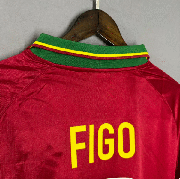 1998 Portugal home jersey Portugal retro short-sleeved football jersey Figo Rui Costa - Image 3
