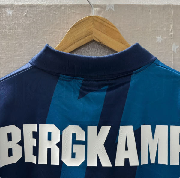 95-96 season Arsenal away retro jersey short-sleeved blue football jersey Bergkamp football jersey - Image 2