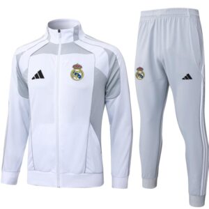 A2559# 2526 Long Real Madrid White Grey