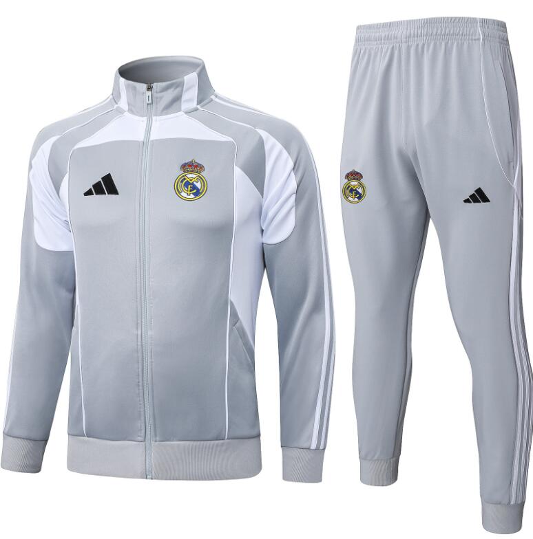 A2596# 2526 Long Real Madrid Grey with White