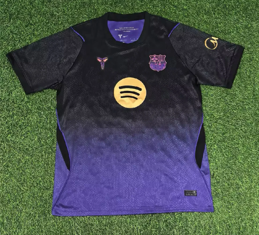 2627 Barcelona away game, number 10, Yamal jersey, Pedri, Rafinha, De Jong short-sleeved football jersey