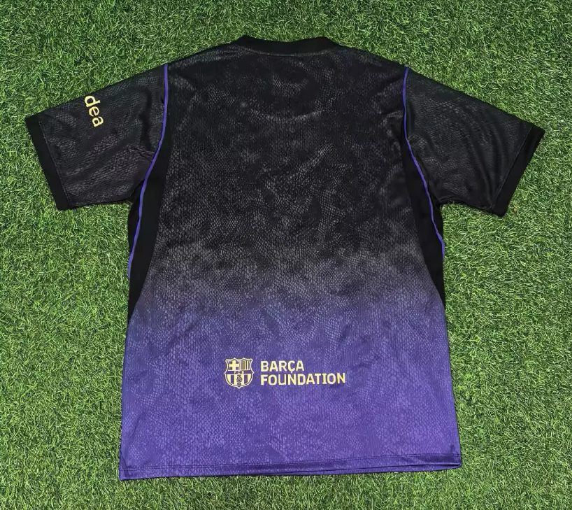 2627 Barcelona away game, number 10, Yamal jersey, Pedri, Rafinha, De Jong short-sleeved football jersey - Image 2